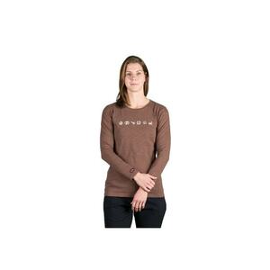 Tricou bumbac dama Elianna - Maro imagine
