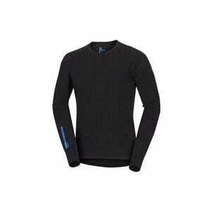 Tricou merino pentru bărbați - strat de bază ED - Negru imagine