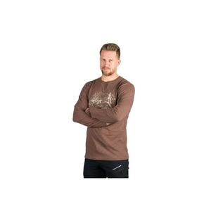 Tricou bumbac organic barbati Ember - Maro imagine