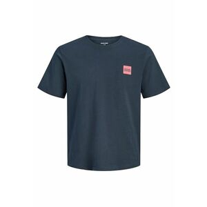 Tricou barbati cu guler rotund - JWHBRANDY - Bleumarin inchis imagine