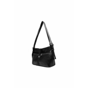 Geanta dama - neagra - fara model - din tesatura imagine