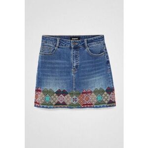Fusta Dama - Denim - Lausana 2290 - Albastru inchis imagine