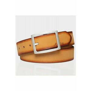 Curea barbati - 100% piele naturala - catarama metalica - maro - 95 Cm imagine