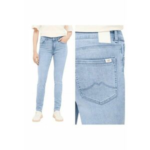 Blugi Dama - Lee - Stella A Line - Straight Fit - Talie Inalta - Lungi - Cu Fermoar - 5 Buzunare - Bumbac - W25-L31 US - Albastru imagine