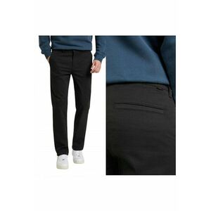 Pantaloni Barbati - Regular Chino - Regular Fit - Talie Medie - Fermoar - 5 Buzunare - Lungi - Bumbac - Negru - Negru imagine