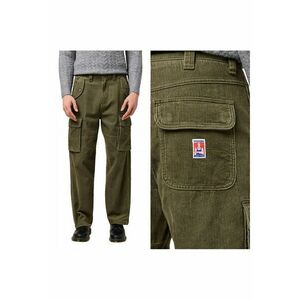 Pantaloni Barbati - Casey Cargo - Straight Fit - Talie Medie - Fermoar - 6 Buzunare - Lungi - Bumbac - W31-L32 US - Verde imagine