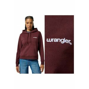 Hanorac De Dama - Regular Hoodie - Regular Fit - Cu Gluga - Maneci Lungi - Cu Logo - Bumbac - 2XL - Rosu imagine