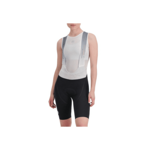 Pantaloni scurti ciclism cu bretele dama Total Comfort SS 2024 - Negru imagine