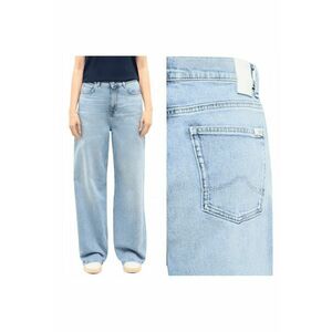 Blugi Dama - Brooks Straight - Straight Fit - Talie Inalta - Lungi - Cu Fermoar - 5 Buzunare - Bumbac - W29-L30 US - Albastru imagine
