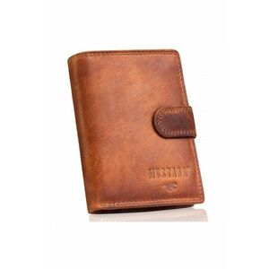 Portofel barbati - Denimo High Wallet - piele naturala - brun - dimensiune universala imagine