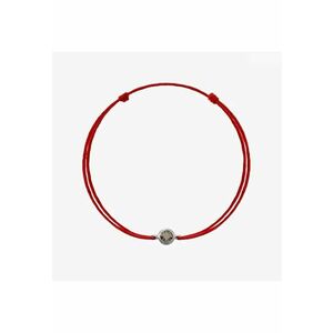 Bratara snur din argint Birthstone May - Onix Verde imagine