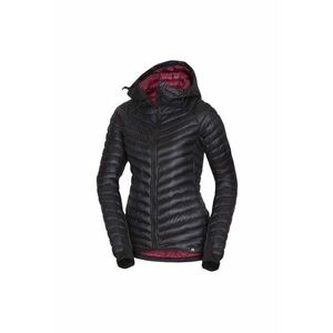 Jacheta dama trekking cu izolatie Primaloft® InsulationDown Blend Beskydy - Negru imagine