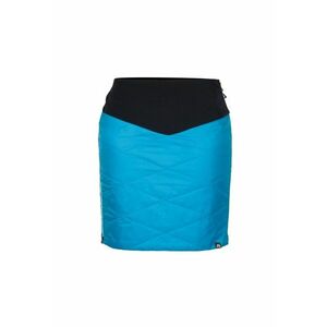 Fusta sport cu fermoar complet femei Belinda - Negru/Albastru deschis imagine