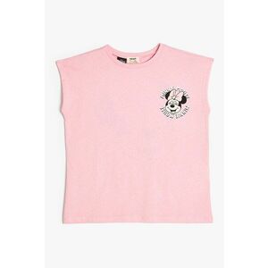 Top cu imprimeu cu Minnie Mouse - Roz imagine