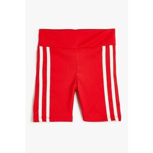 Pantaloni scurti cu garnituri contrastante - Rosu imagine