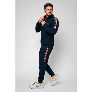 Trening cu imprimeu logo - Portocaliu mandarina/Bleumarin imagine