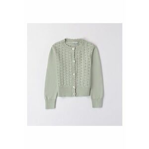 Pulover din tricot cu model pentru fetite - 4.8293 - Verde - Verde imagine