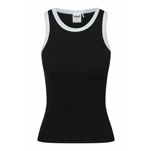 Top dama Lann negru - bumbac - imagine
