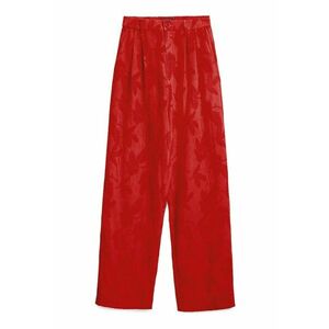 Pantaloni dama 25SWPW33 - Bumbac/Viscoza - 46797 - Rosu imagine