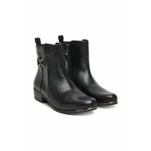 Botine pentru femei - piele naturala - negru imagine