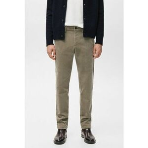 Pantaloni slim fit din reiat - Grej imagine