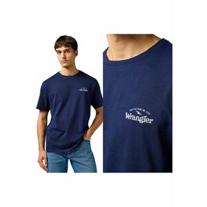 Tricou Barbati - Graphic Tee - Regular Fit - Decolteu Rotund - Cu Logo - Design Clasic - Maneci Scurti - Bumbac - M INTL - Albastru imagine