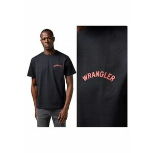 Tricou Barbati - Graphic Tee - Regular Fit - Decolteu Rotund - Cu dwqfLogo - Design Clasic - Maneci Scurti - Bumbac - Negru imagine