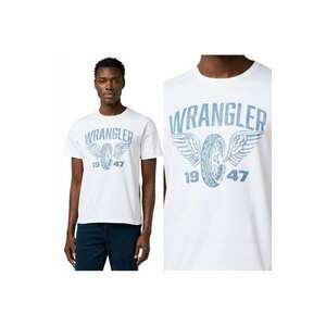 Tricou Barbati - Americana Tee - Regular Fit - Decolteu Rotund - Cu Logo - Design Clasic - Maneci Scurti - Bumbac - XL INTL - Alb imagine