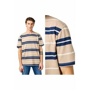 Tricou Barbati - Stripe Tee - Regular Fit - Decolteu Rotund - Cu Logo - Design Clasic - Maneci Scurti - Bumbac - 3XL INTL - Multicolor imagine