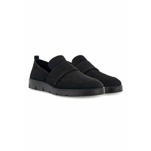 Mocasini dama - Piele nabuc - Negru - Negru imagine