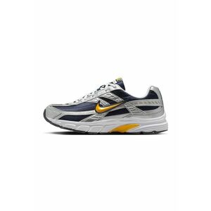 Pantofi sport low-cut cu garnituri din piele - Gri deschis/Bleumarin imagine