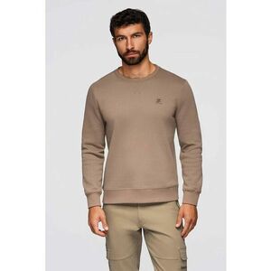 Bluza de trening regular fit din amestec de bumbac - Maro taupe deschis imagine