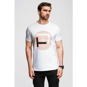 Tricou regular fit cu imprimeu grafic - Alb imagine