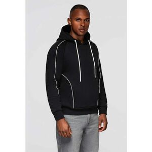 Hanorac cu maneci raglan - Negru imagine