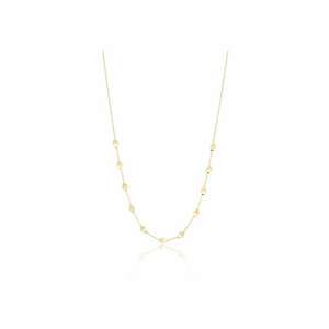 Colier din Aur Galben de 14 k cu Lant Diamantat si Romburi - 1.64g imagine