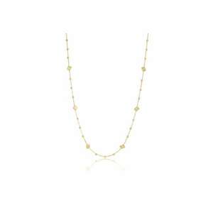 Colier din Aur Galben de 18 k cu Lant Diamantat - Bile Diamantate si Cuburi - 2.44g imagine