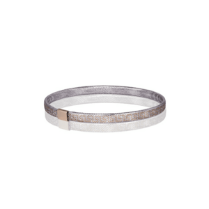 Bratara Versace Elastica din Aur Alb si Galben de 14 kt - 1.18g imagine