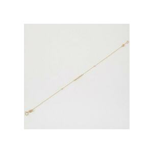 Bratara din Aur Galben de 18 kt cu Bile si Lant Diamantat - Ajustabila - 0.93g imagine