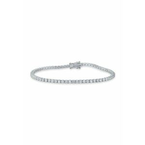 Bratara Tennis din Aur Alb de18K cu Diamante Naturale de 3.0 Carate imagine