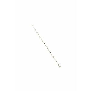Bratara din Aur Galben - Alb - Roz de 18 k cu Bile si Lant Diamantat - Ajustabila - 1.54g imagine