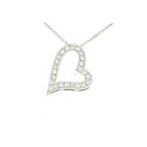 Colier din Aur Alb de 18K cu Diamante naturale de 0.14 Carate imagine