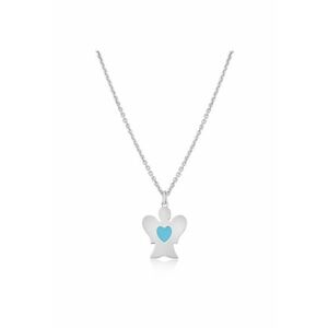 Colier cu Ingeras din Argint 925 - Placat cu Rodiu - 3.40g imagine
