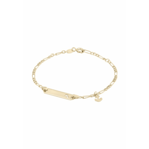Bratara Pentru Copii cu Ancora si Placuta din Aur 18 Kt - 1.50 g imagine