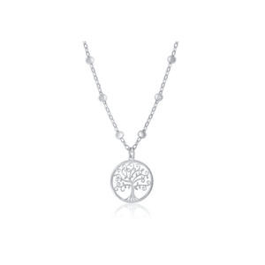Colier cu Pomul Vietii din Argint 925 - Placat cu Rodiu - 4.30g imagine