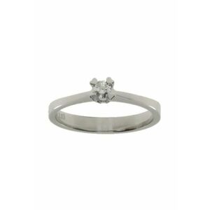 Inel Karlsruhe Aur Alb - 18K - Diamante de 0.13 si 0.01 Carate imagine