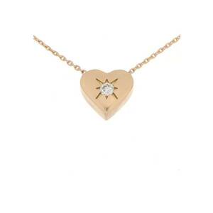 Colier Atena Aur Roz - 18K - Diamant de 0.03 Carate imagine