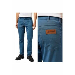 Blugi Lungi 5 Buzunare Bumbac - Albastru imagine