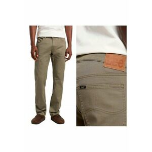 Blugi Barbati - Daren Zip Fly - Straight Fit - Talie Medie - Fermoar - 5 Buzunare - Lungi - Bumbac - Verde - Verde imagine