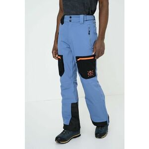 Pantaloni cu talie inalta pentru snowboarding - Negru/Albastru prafuit imagine