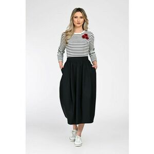 Fusta midi cu model bufant imagine